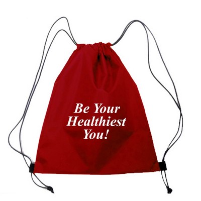 USA Made Non Woven Double Pull Drawcord Bag