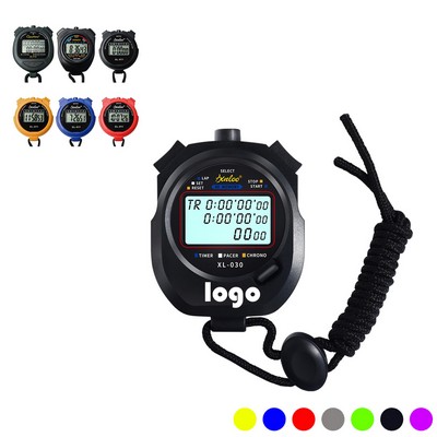 Waterproof Chronograph Stopwatch Timer