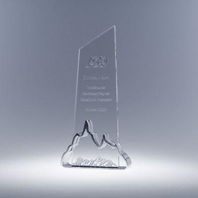8.5'' Clear Journey Award