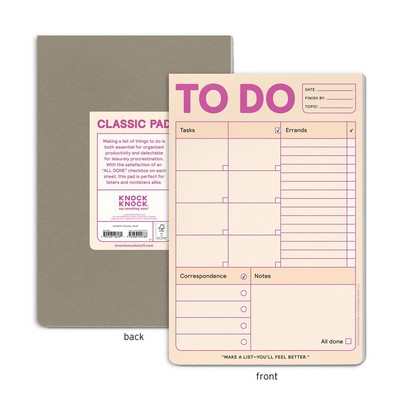 To Do Pad (Pastel Peach)