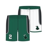 SAMPLE Juice Single-Ply Reversible Basketball 9 Short; Fusion Mesh; Adult; M