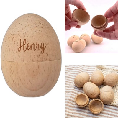 Wooden Easter Eggs for Crafts