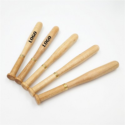 Natural Wooden Baseball Bat Shaped Pen