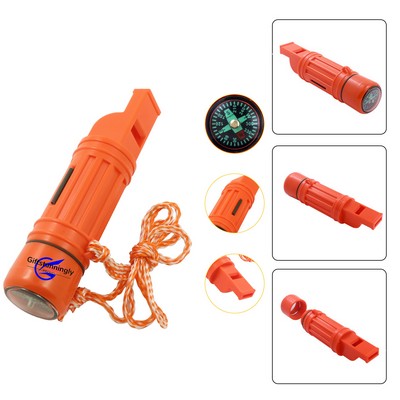 Multi-functional Outdoor Whistle With Compass