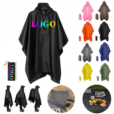 3-in-1 Unisex Rain Poncho