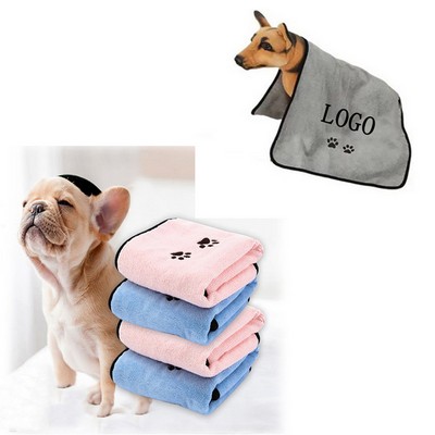 "View with Logo Download Previous Next Puppy Absorbent Towel"