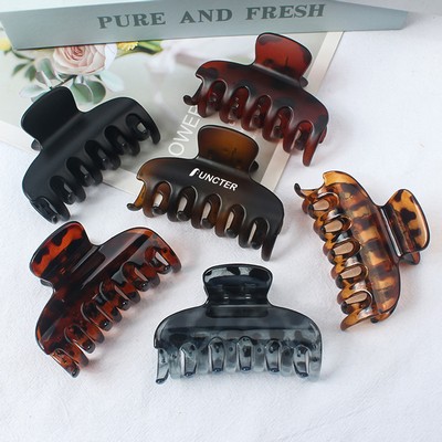 Neutral Rectangle Hair Claw Clips Hair Clips