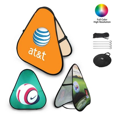 Triangle Pop Up A Frame Banner