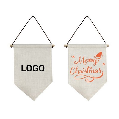 Festival Linen Pennant Banner