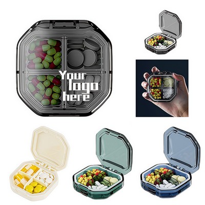Compact Medication & Vitamin Travel Case