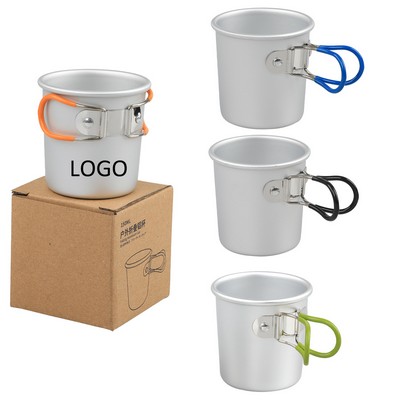 5oz Collapsible Aluminum Cup Fold Handles