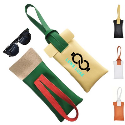 PU Leather Eyeglasses Storage Bag
