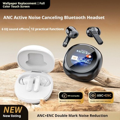 ANC+ENC In-Ear True Wireless Stereo Earbuds with Touch Screen