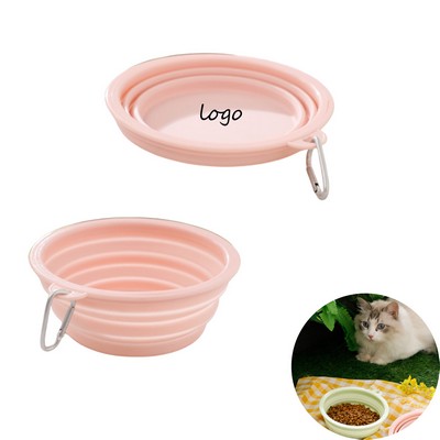 Foldable Silicone Dog Bowl-Travel Pet Feeder