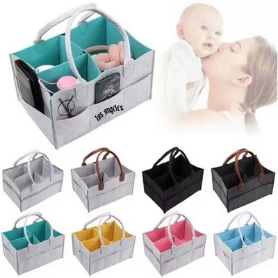 Felt Diaper Tote Organizer