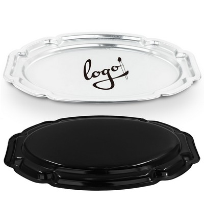 Oval Plastic Serving Tray