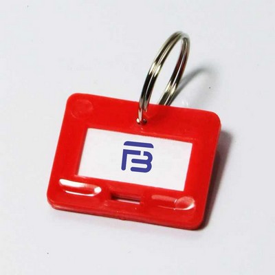 Student Plastic Key Ring Tags
