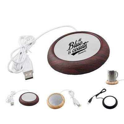 Wooden USB Electric Drink Warmer