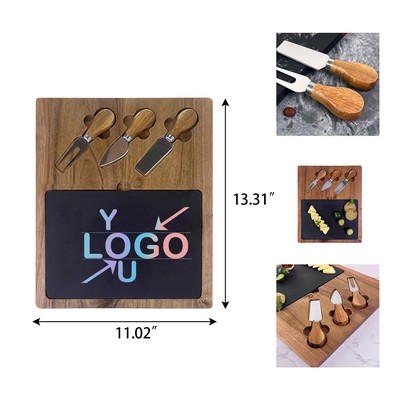 Bamboo Cheese Serving Platter