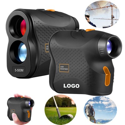 Portable Distance Finder Multi-Function Golf Laser Rangefinder for Outdoor Sports