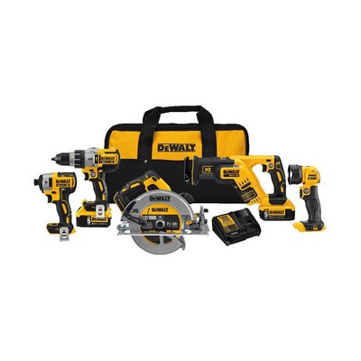 DeWalt 20V Max Xr 5-Tool Cordless Combo Kit