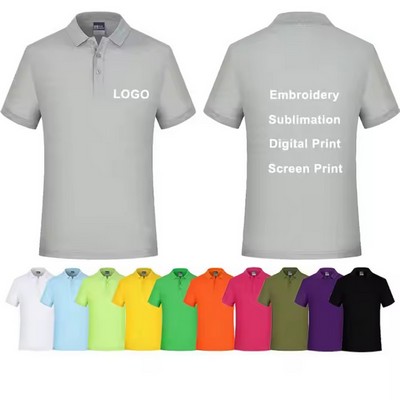 100% Cotton Plain Polo t Shirt