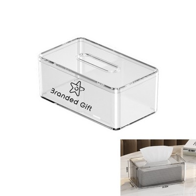 Transparent Household Living Room Paper Box