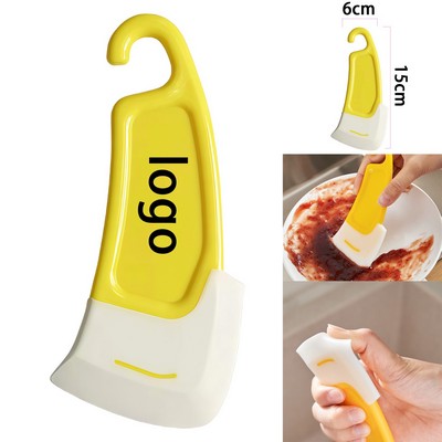 Custom Silicone Dish Scraper – Flexible, Heat-Resistant, Food Safe, Promotional