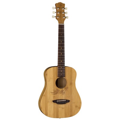 Luna Safari Bamboo 6 String Acoustic Travel Guitar w/Gigbag