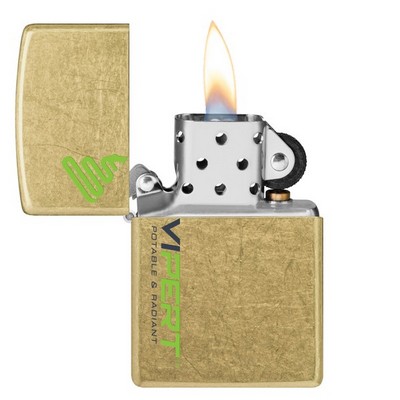 Zippo® Classic Street Brass Windproof Lighter