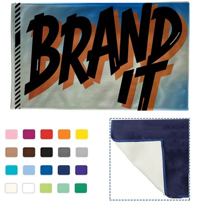 11" x 18" Custom Microfiber Rally Towel