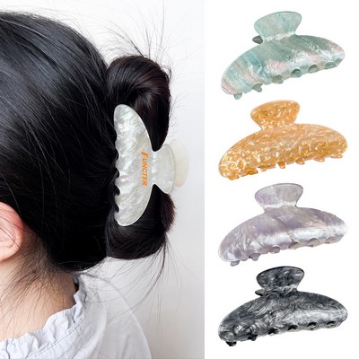 3.5" Cellulose Acetate Hair Claw Clips Hair Clips Hairpin Head Accessories