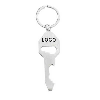 Multifunction Bottle Opener Keychain
