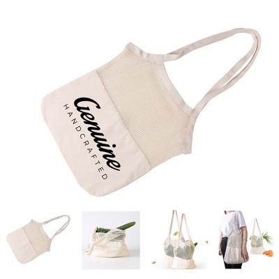 Cotton Mesh Grocery Bag