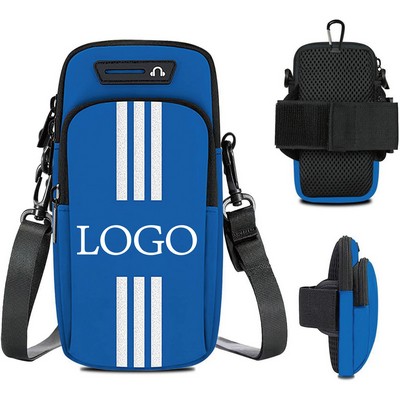 PU Crossbody Sports Arm Bag