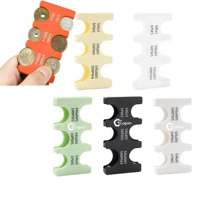 Coin Dispenser Hard Case Portable Storage Purse Organizer