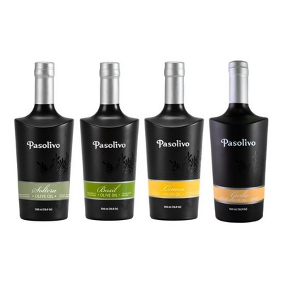 Soltera Extra Virgin Olive Oil, Basil Olive Oil, Lemon Olive Oil & Garlic Olive Oil 500mL