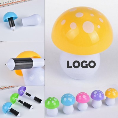Mushroom Retractable Ballpoint Pen