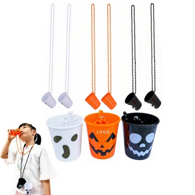 Halloween Shot Glass Beaded Necklace