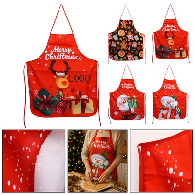 Fabric Santa Claus Christmas Apron