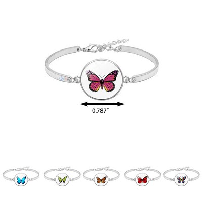 Ladies Butterfly Charm Bracelet