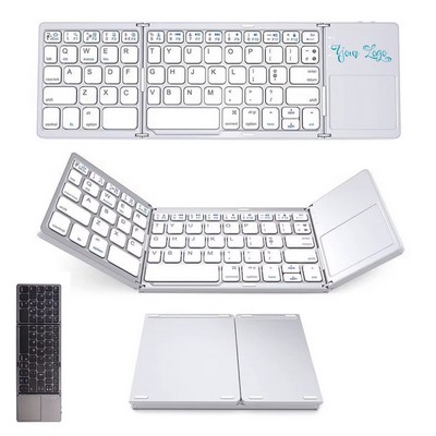 Foldable Bluetooth Keyboard with Touchpad