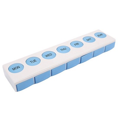 7 Day Medicine Pill Box With Lock