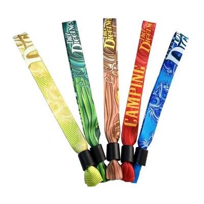 Sublimated Fabric Festival Bracelet