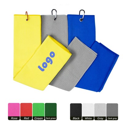 16"x 24"Golf Microfiber Towel with Clip