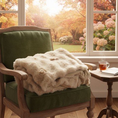 Luxury Bubble Fur Blanket