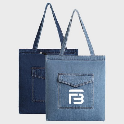 Thick Denim Tote Handbag Bags