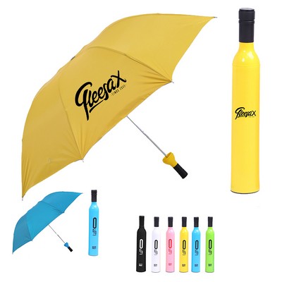 Wine Shaped Bottle Umbrella