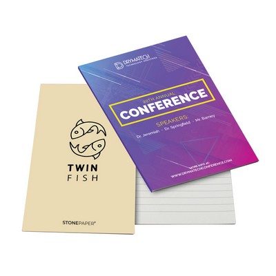 Stone Paper Perfect Bound Note Books - 7"x10"