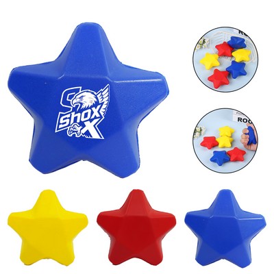 MOQ 20 PU Suitable For Promotional Star Pressure Ball